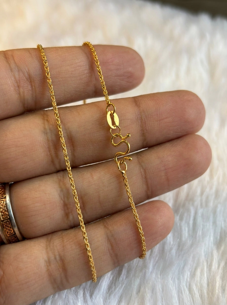 Luxury Unisex Gold Chain | Skin-Safe 18K Plated Stainless Steel