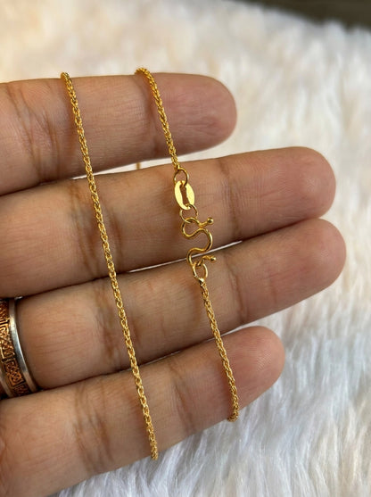 Luxury Unisex Gold Chain | Skin-Safe 18K Plated Stainless Steel