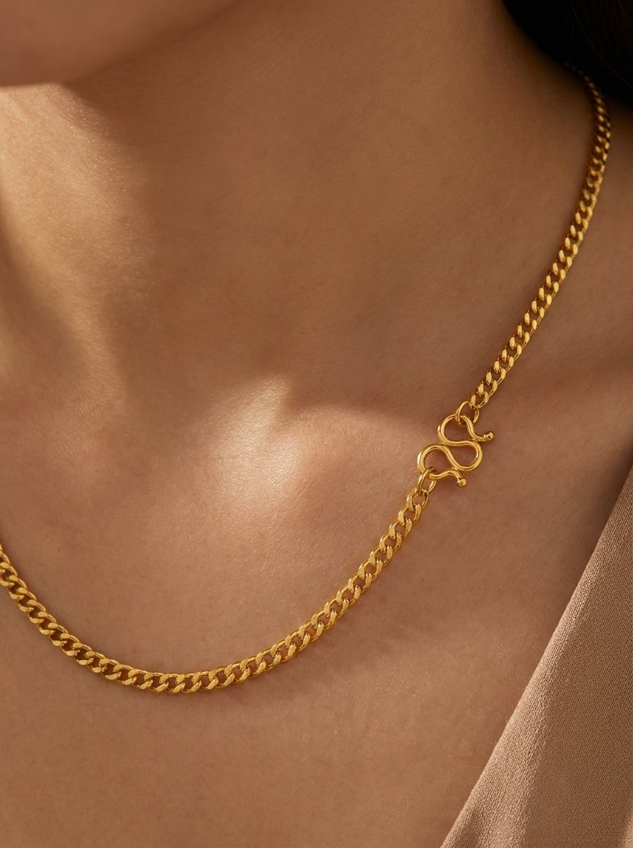 18K Gold Plated Signature Chain | Anti-Tarnish | Men & Women
