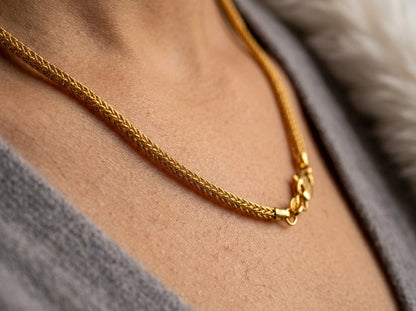Luxury 18K Gold Plated Chain | Unisex | High-Polish Finish