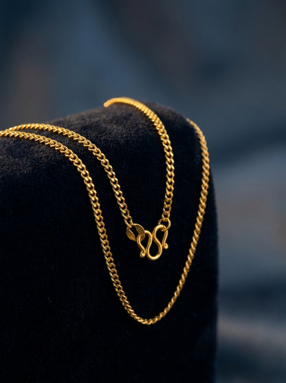 Premium 18K Gold Plated Chain | Skin-Safe & Sweat-Proof