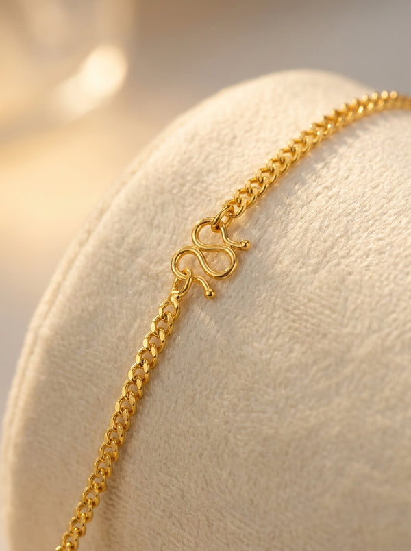 18K Gold Plated Signature Chain | Anti-Tarnish | Men & Women - Anusi