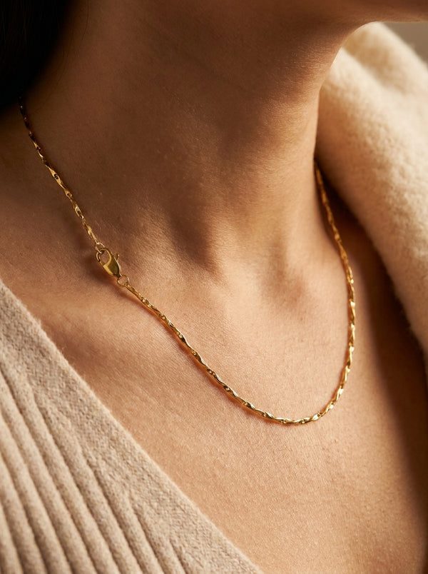 Luxury Stainless Steel Chain | 18K Gold Plated | Tarnish-Free - Anusi