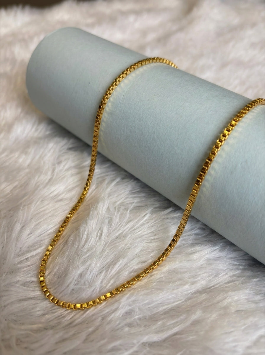Premium 18K Gold Plated Chain for men | Skin-Safe & Anti-Tarnish