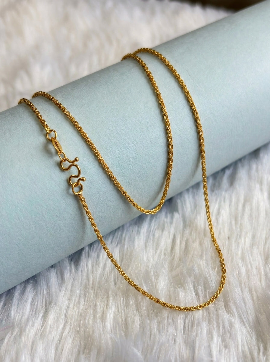 Luxury Unisex Gold Chain | Skin-Safe 18K Plated Stainless Steel