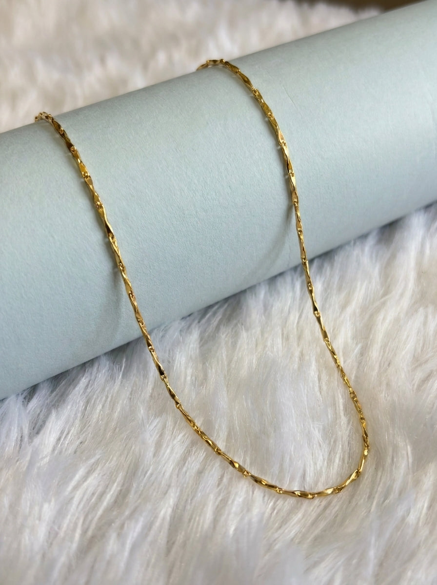 Luxury Stainless Steel Chain | 18K Gold Plated | Tarnish-Free
