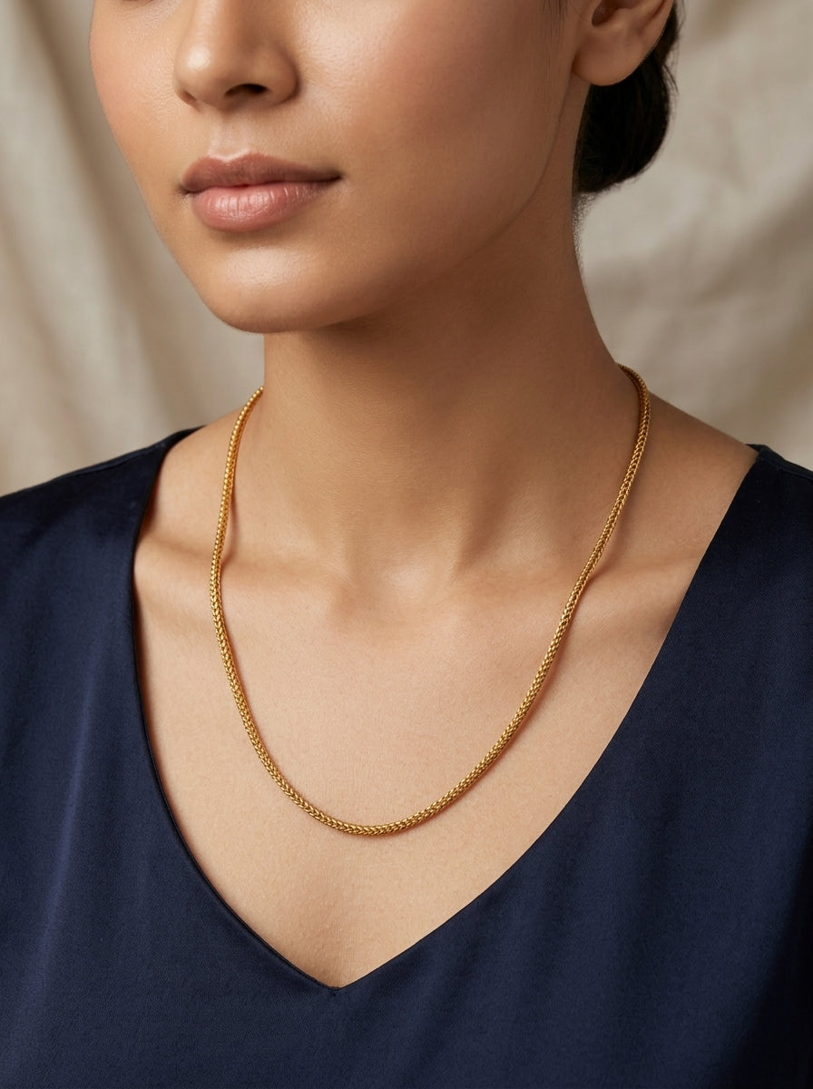 Luxury 18K Gold Plated Chain | Unisex | High-Polish Finish