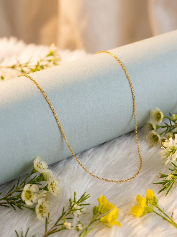 18K Gold Plated Statement Chain | Tarnish-Resistant Finish - Anusi