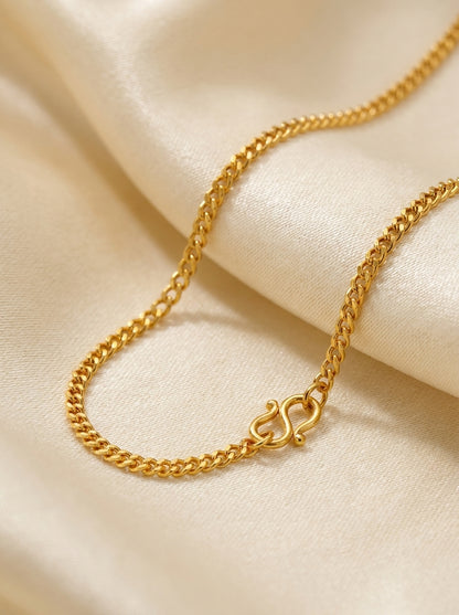 Premium 18K Gold Plated Chain | Skin-Safe & Sweat-Proof