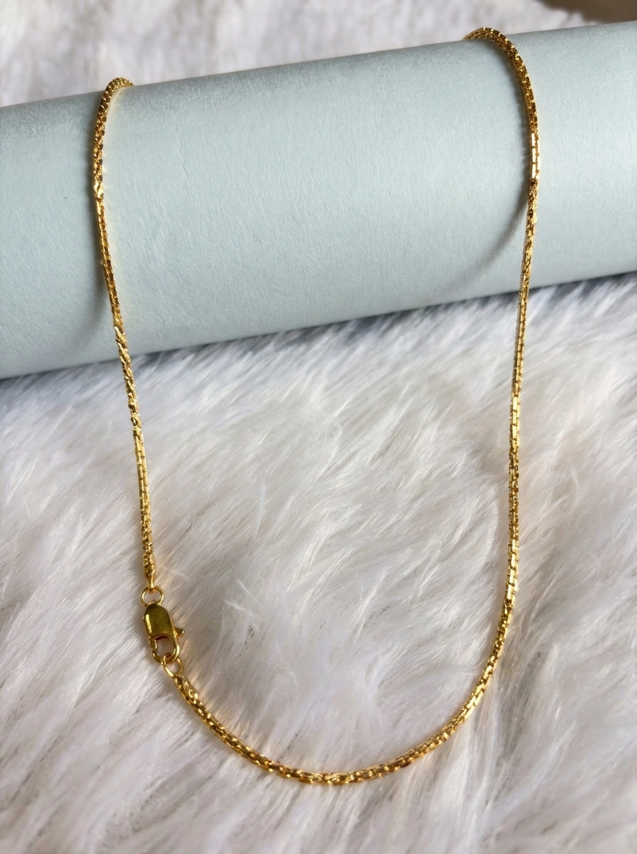 18K Gold Plated Cuban Link Chain | Unisex Heavy Duty | Anti-Tarnish
