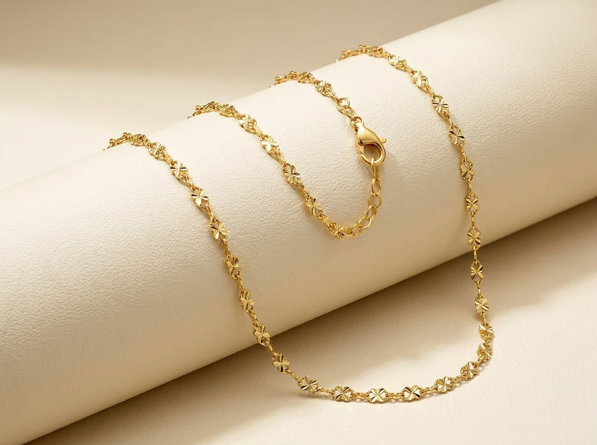 Premium 18K Gold Plated Chain | Skin-Safe & Sweat-Proof