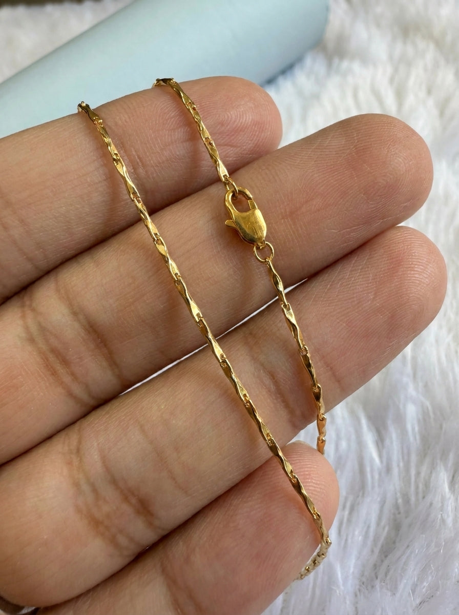 Luxury Stainless Steel Chain | 18K Gold Plated | Tarnish-Free