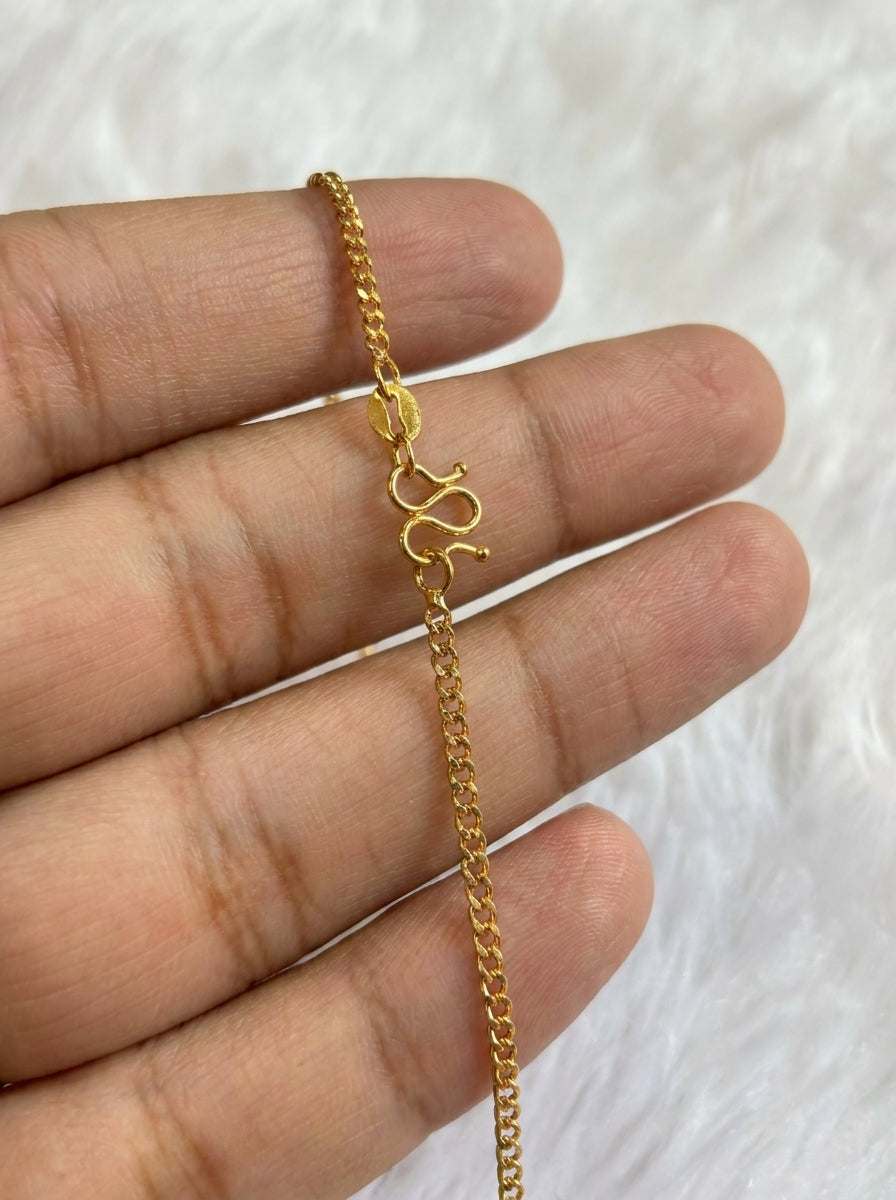 18K Gold Plated Signature Chain | Anti-Tarnish | Men & Women