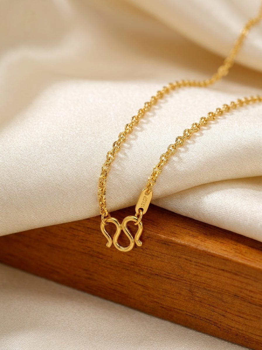 18K Gold Plated Minimal Chain | Skin-Safe & Highly Durable