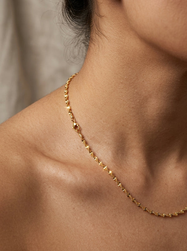 Luxury Gold Plated Link Chain | Premium Stainless Steel | Unisex - Anusi