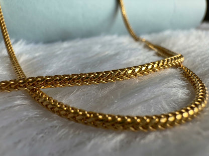 Luxury 18K Gold Plated Chain | Unisex | High-Polish Finish