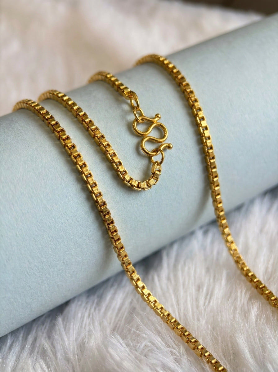 Premium 18K Gold Plated Chain for men | Skin-Safe & Anti-Tarnish