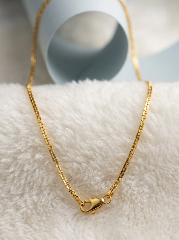 18K Gold Plated Cuban Link Chain | Unisex Heavy Duty | Anti-Tarnish - Anusi