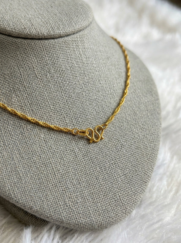 Premium Designer Chain | 18K Gold Plated | Daily Wear Essential - Anusi