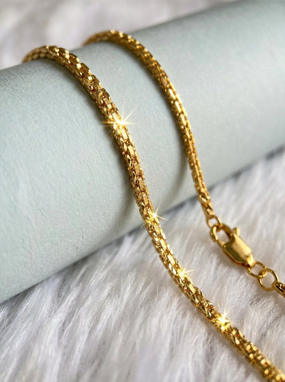 18K Gold Plated Cuban Link Chain | Unisex Heavy Duty | Anti-Tarnish