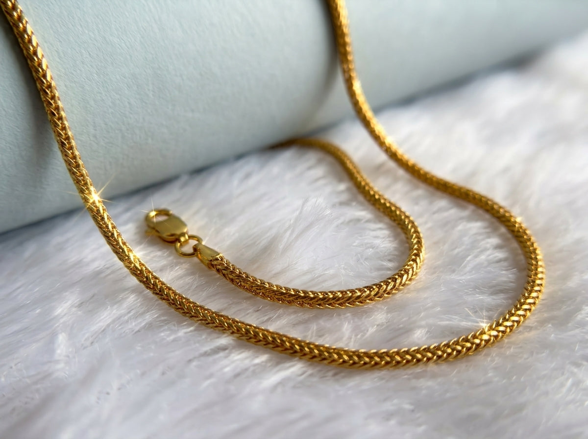 Luxury 18K Gold Plated Chain | Unisex | High-Polish Finish