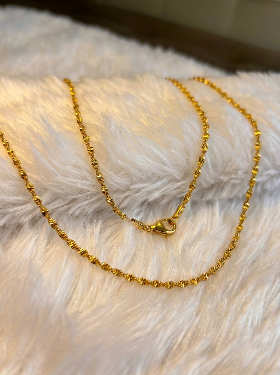 Luxury Gold Plated Link Chain | Premium Stainless Steel | Unisex