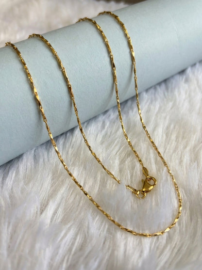 Luxury Stainless Steel Chain | 18K Gold Plated | Tarnish-Free