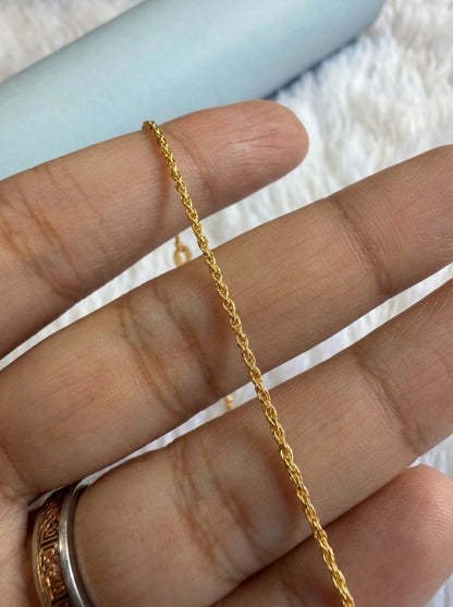 Luxury Unisex Gold Chain | Skin-Safe 18K Plated Stainless Steel