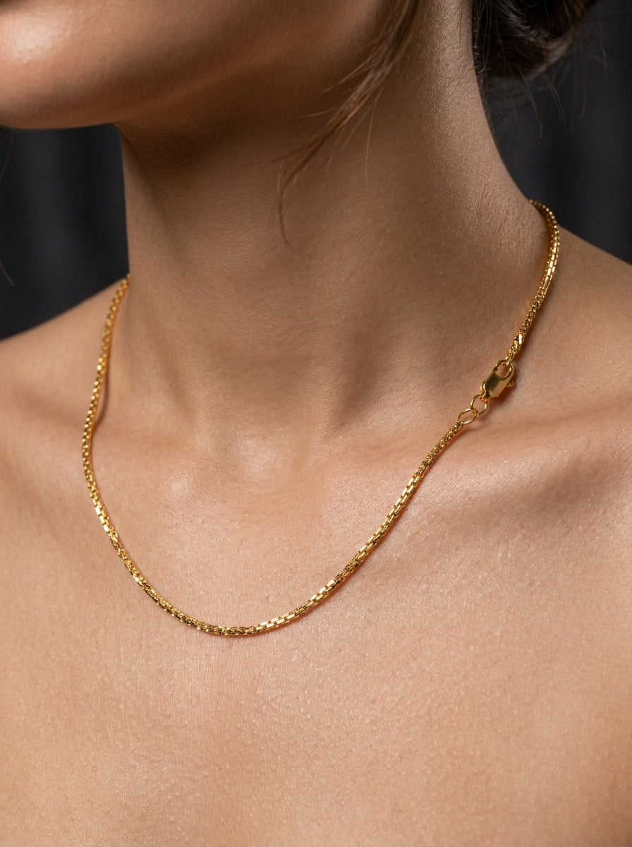 18K Gold Plated Cuban Link Chain | Unisex Heavy Duty | Anti-Tarnish