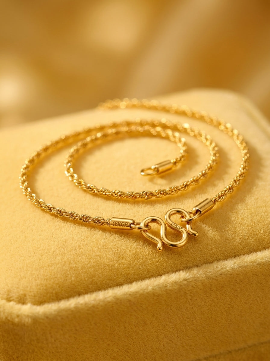 18K Gold Plated Fashion Chain | Unisex | Anti-Tarnish Quality