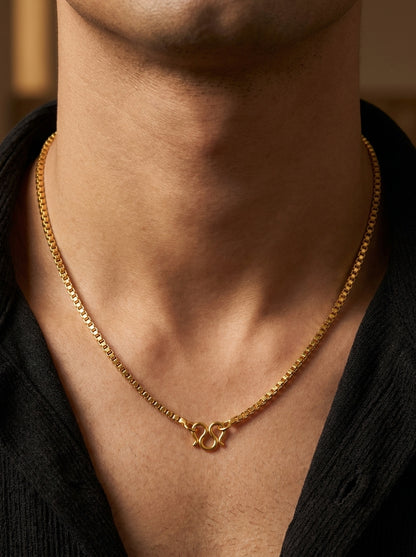 Premium 18K Gold Plated Chain for men | Skin-Safe & Anti-Tarnish