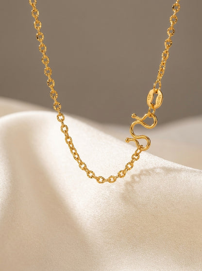 18K Gold Plated Minimal Chain | Skin-Safe & Highly Durable
