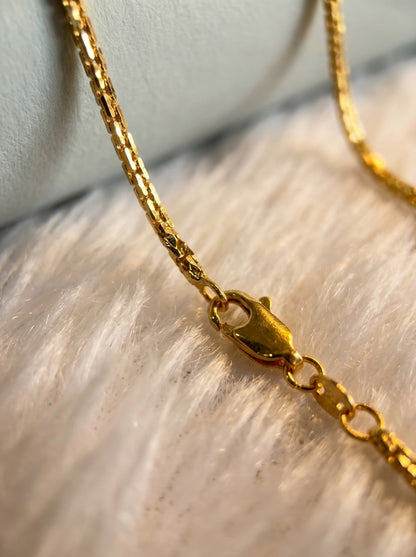 18K Gold Plated Cuban Link Chain | Unisex Heavy Duty | Anti-Tarnish