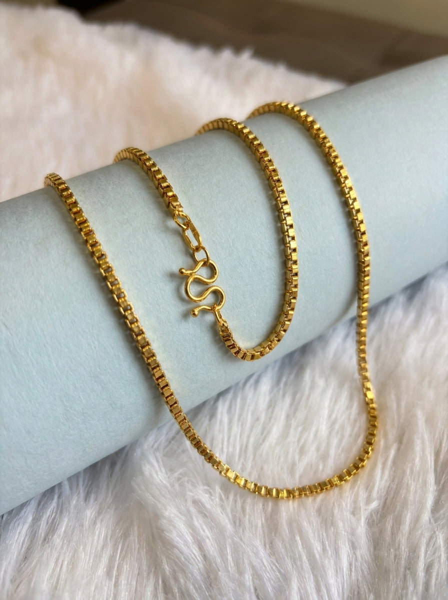 Premium 18K Gold Plated Chain for men | Skin-Safe & Anti-Tarnish