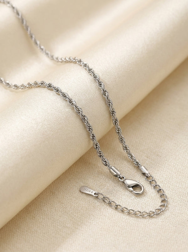 18K Silver Plated Everyday Chain | Waterproof & Hypoallergenic - Anusi