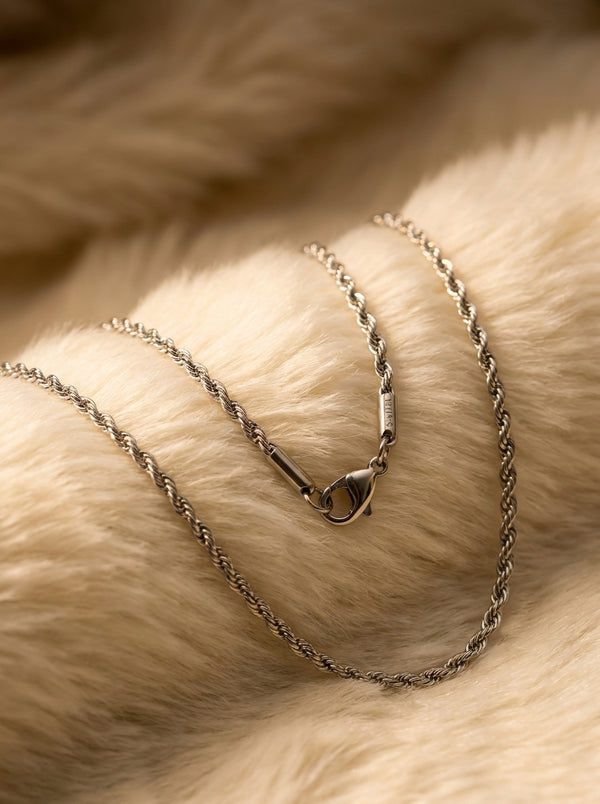 18K Silver Plated Everyday Chain | Waterproof & Hypoallergenic - Anusi
