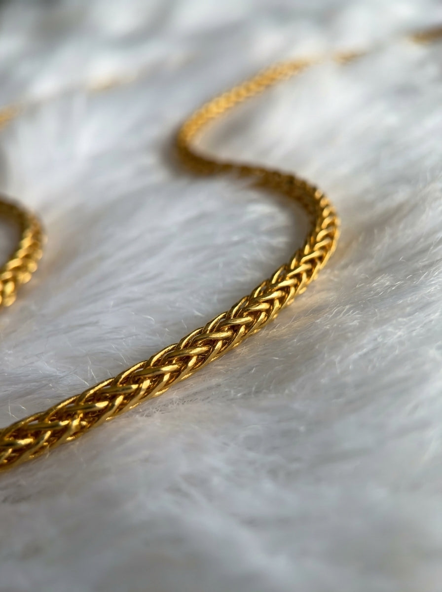 Luxury 18K Gold Plated Chain | Unisex | High-Polish Finish