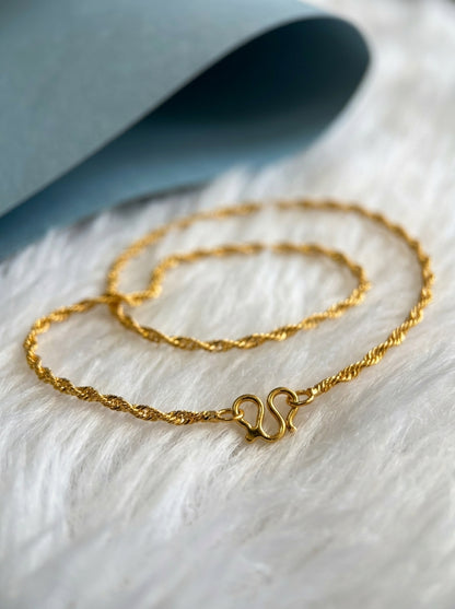 Premium Designer Chain | 18K Gold Plated | Daily Wear Essential